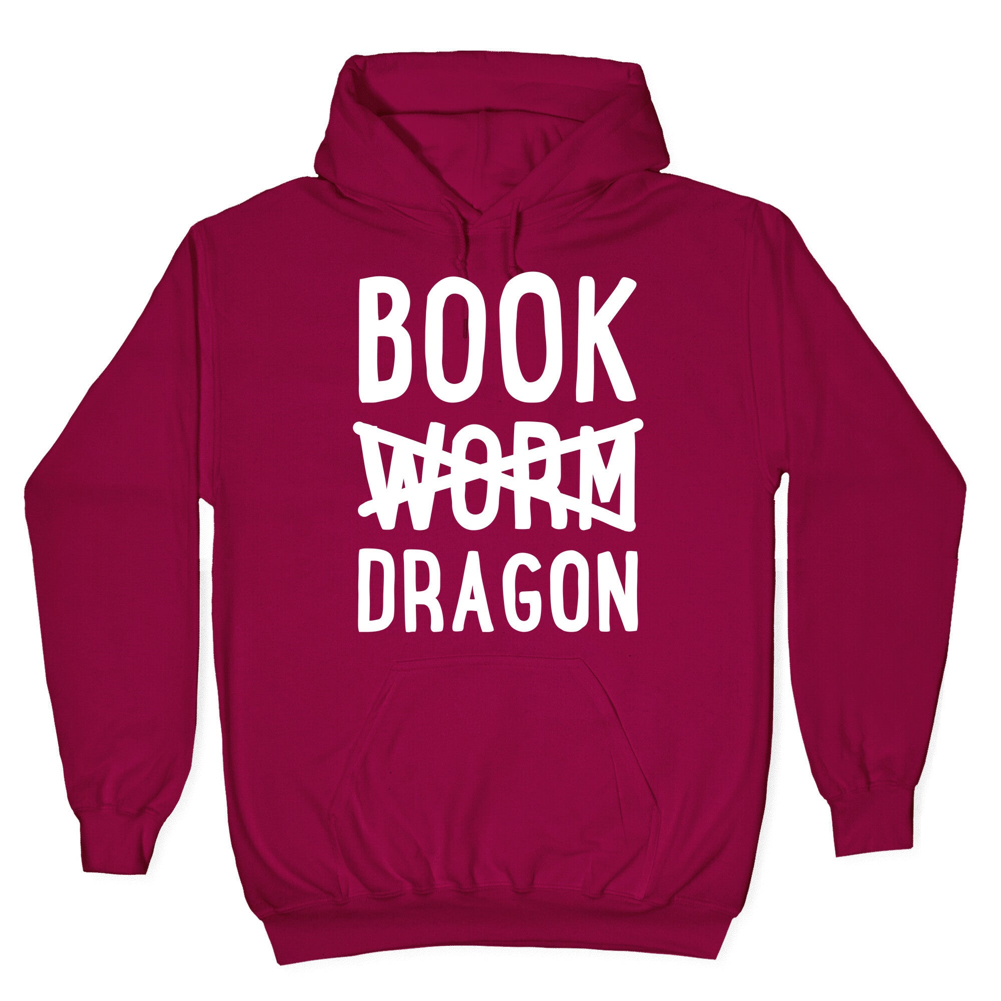 Book Dragon Not Book Worm Hoodie